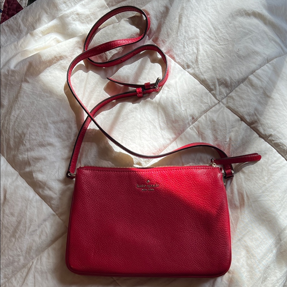 Kate Spade Vibrant Red Crossbody Bag